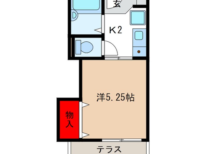 ハイツ812の物件間取画像