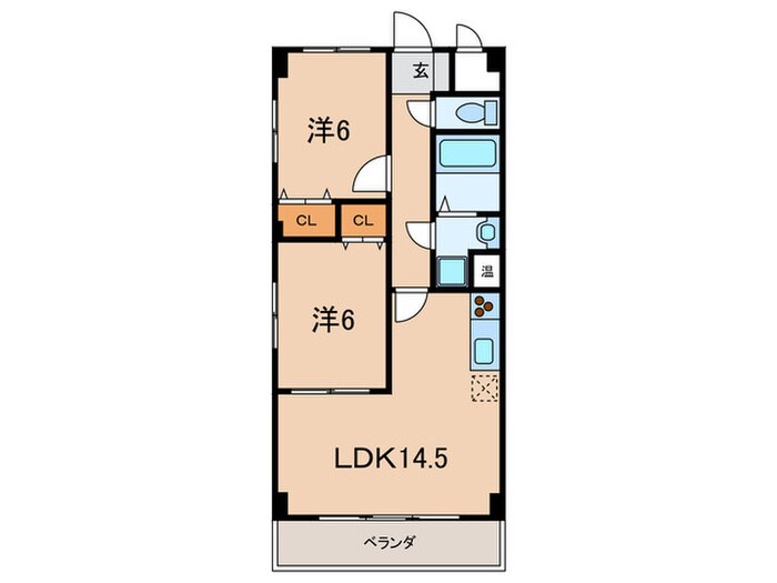 ＷＩＺ　ＰＬＡＩＳＩＲ　若王寺の物件間取画像