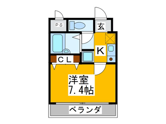 グラマシー心斎橋東の物件間取画像