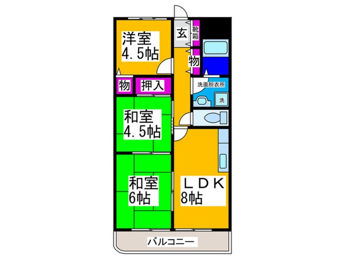 物件間取画像