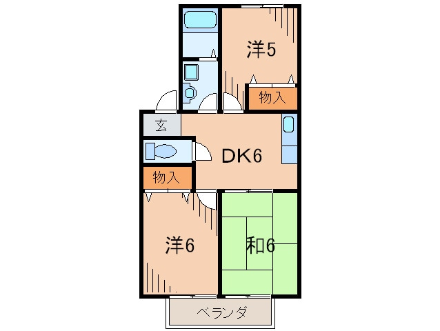 ウィング西宮の物件間取画像