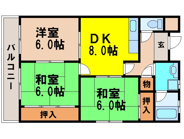 旭永ビルの物件間取画像