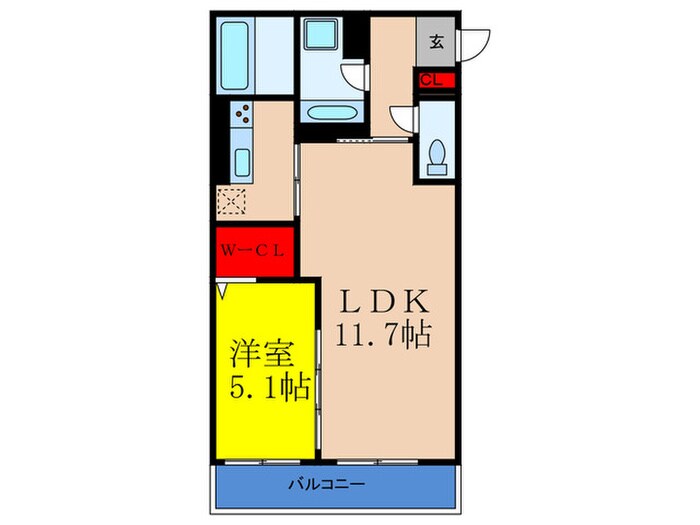 ＭＡＮＡＳＬＵの物件間取画像