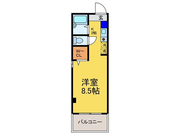 ｅｒａｂｅ東福寺の物件間取画像