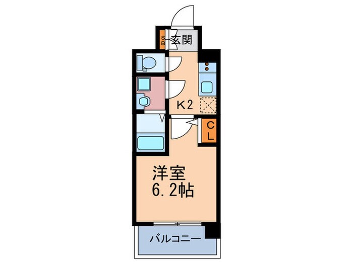 ｴｽﾘｰﾄﾞ梅田ｸﾞﾚｲｽ(1111)の物件間取画像