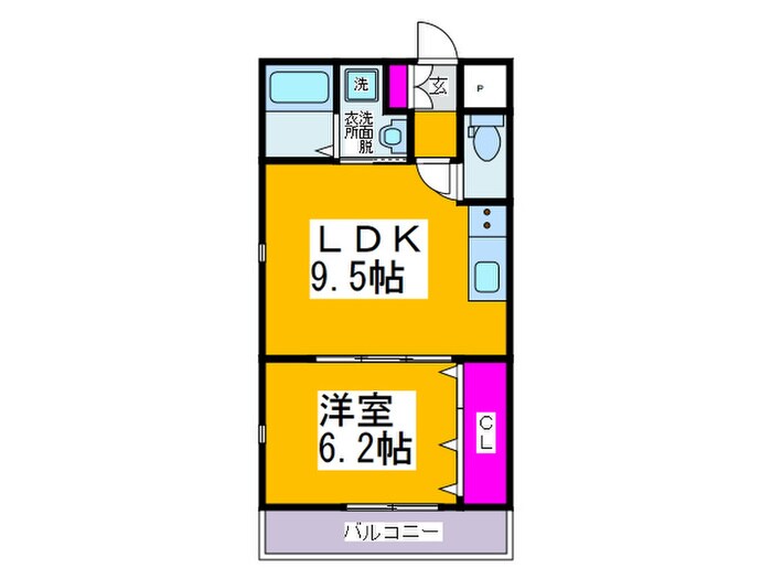 ﾗ･ﾊｲｰﾙ桃ヶ池公園の物件間取画像