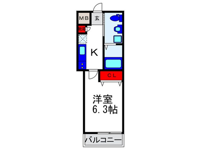 パロス豊中曽根の物件間取画像