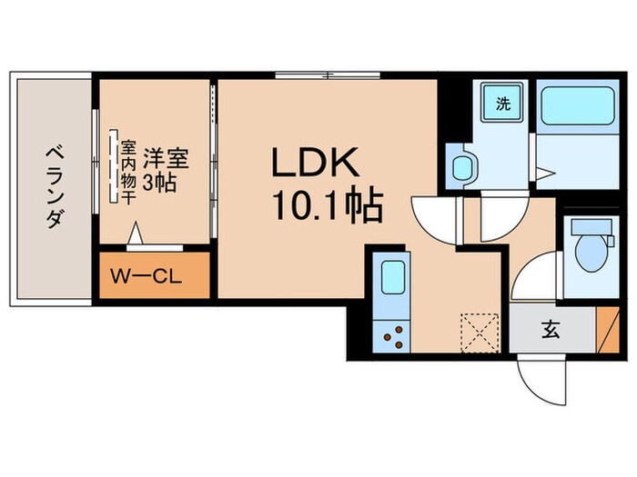 D-room松井山手南の物件間取画像