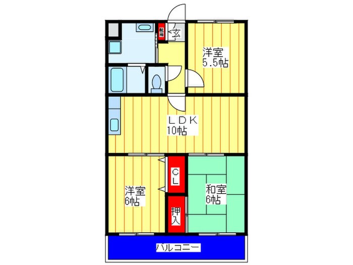 アクティ寝屋川の物件間取画像