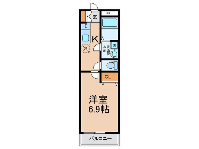 グリッター沢ノ町の物件間取画像