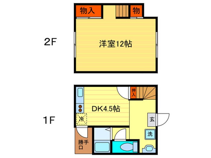 パルコ－ポ淀の物件間取画像