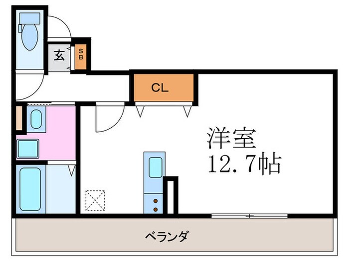 ベルテンポ東向日の物件間取画像