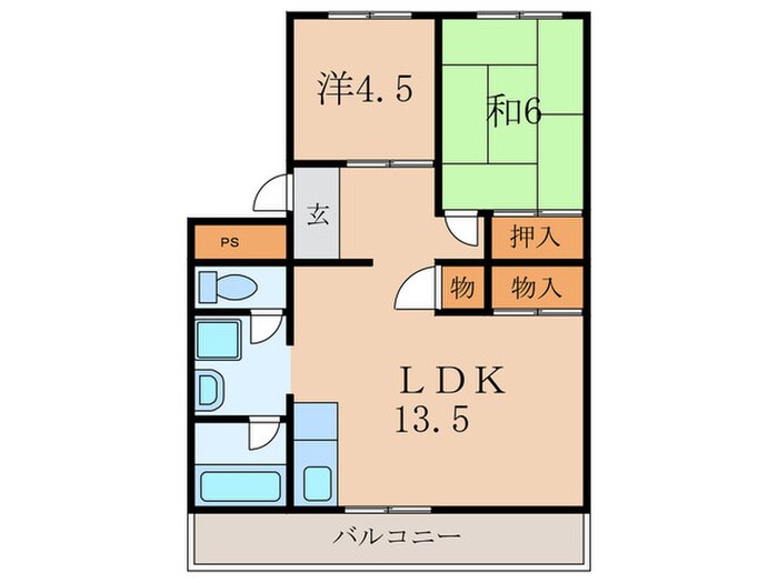 サンパティオ塚口北の物件間取画像