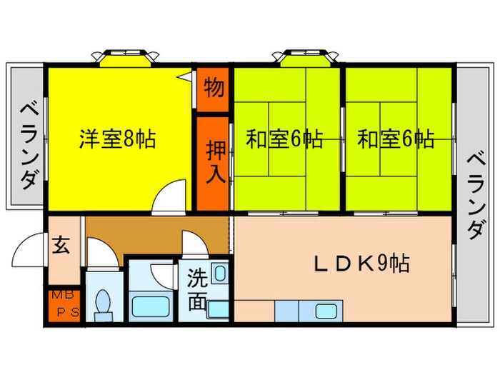 エクセレンスＢｅⅢの物件間取画像