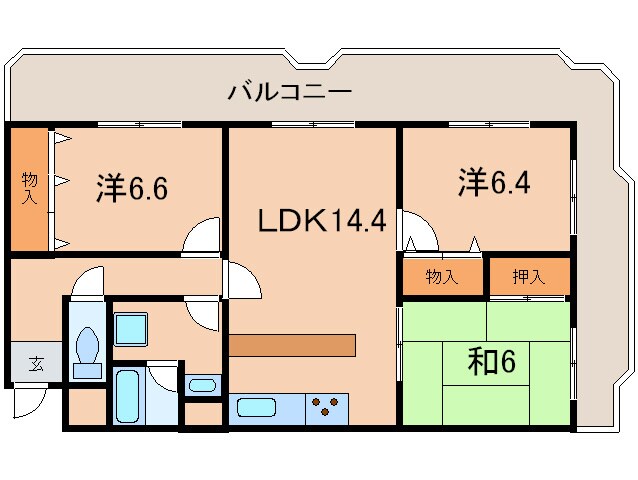 クインテス伊丹の物件間取画像