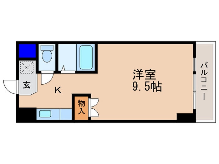 カルテットＫＯＢＯＲＩ　Ｂ棟の物件間取画像