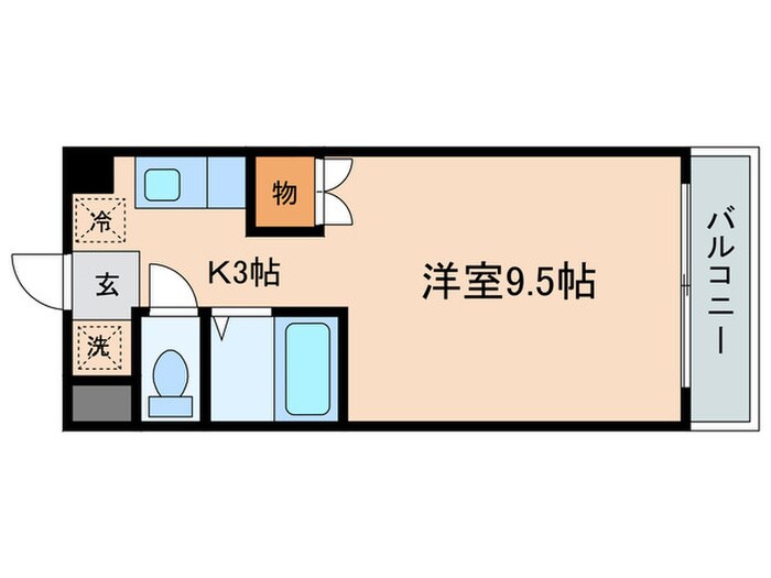 カルテットＫＯＢＯＲＩ　Ｂ棟の物件間取画像