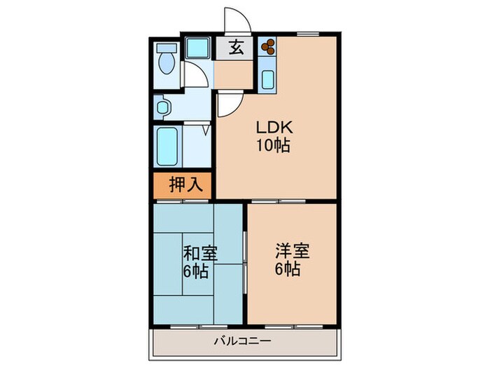 ファミールヒロマルの物件間取画像