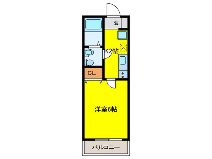 CASA堺東の物件間取画像