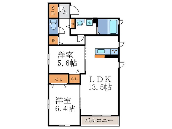 シャーメゾン美る都の物件間取画像