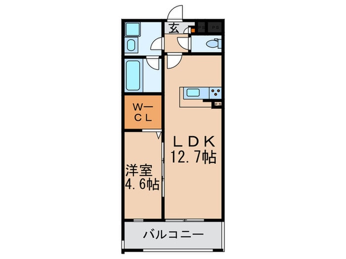 ドミソレイユⅡの物件間取画像