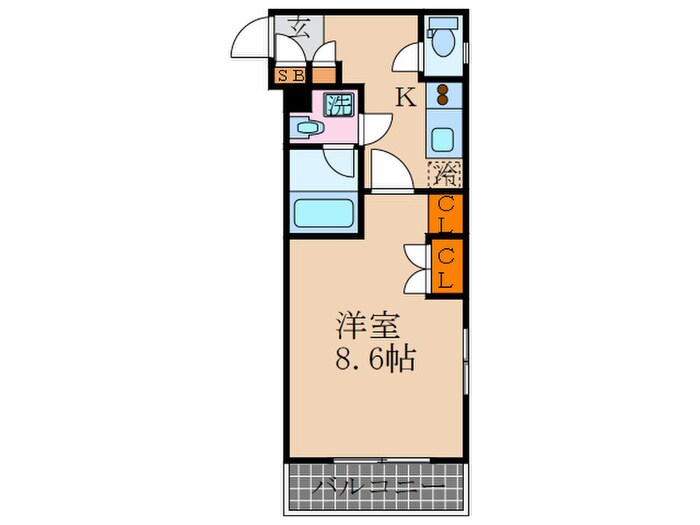 Ｔフロント東本願寺の物件間取画像