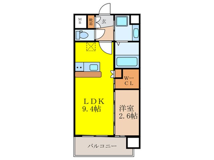 セレニテ東三国ミラクの物件間取画像