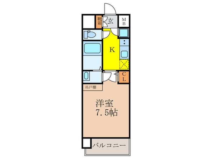 セレニテ東三国ミラクの物件間取画像