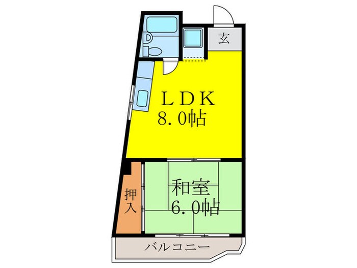 エクセレントパ－トⅡの物件間取画像