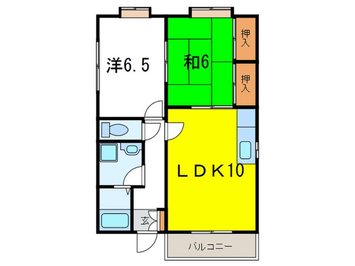 佐藤メゾンの物件間取画像