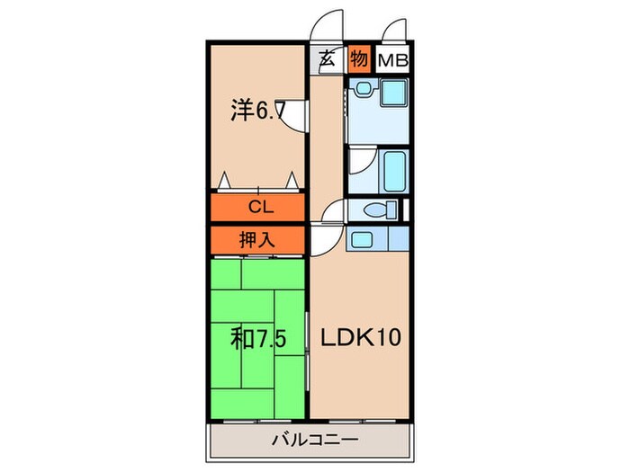 物件間取画像