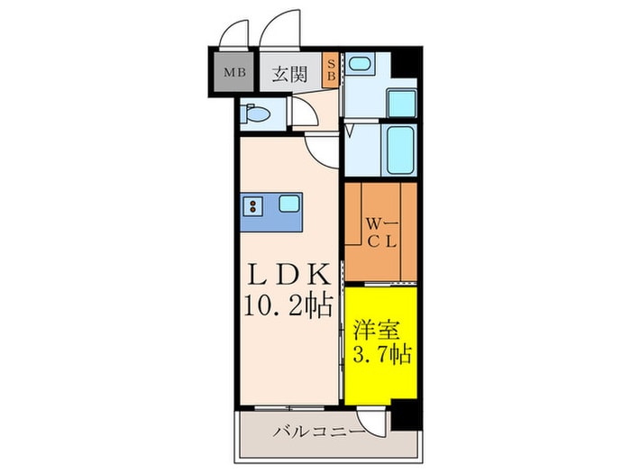 ｏｓｔａｌ江坂の物件間取画像