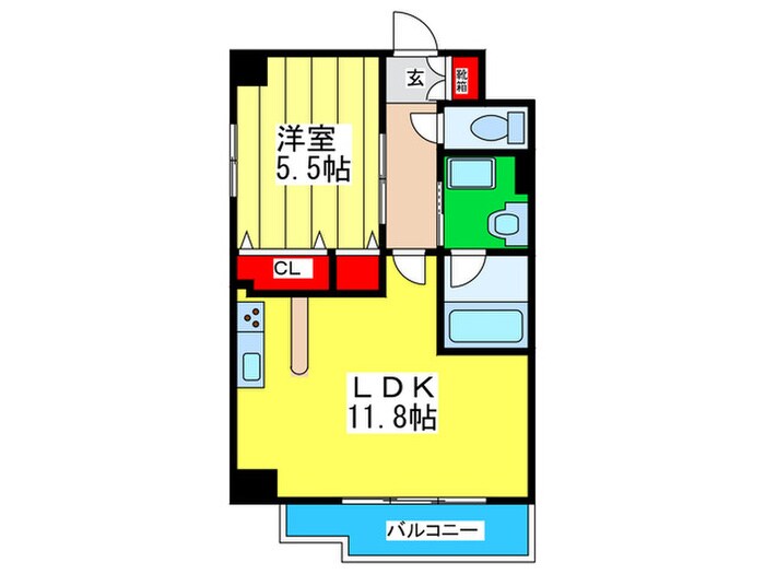 グランデカワノ真田山の物件間取画像