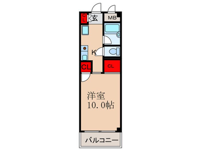 コージーコートＹＯＤＯＩⅡの物件間取画像