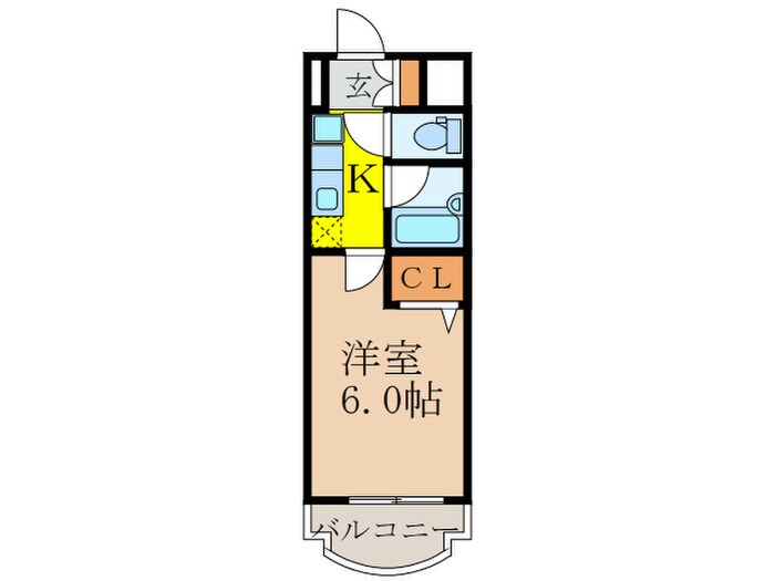 ローズコーポ西中島の物件間取画像