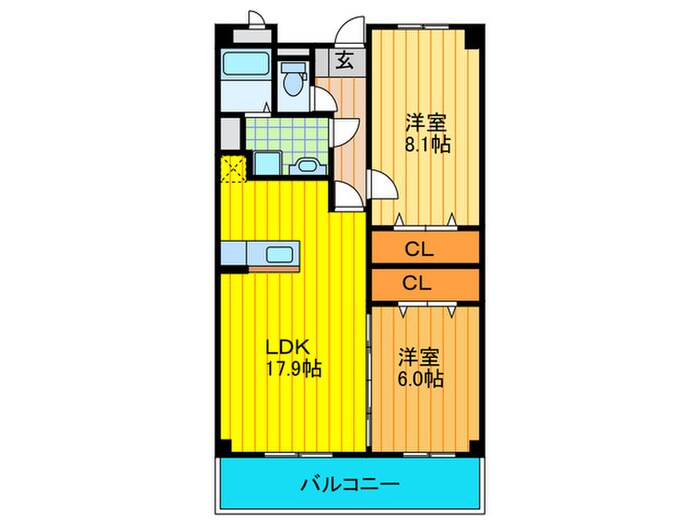 エテルノ・フィオーレの物件間取画像