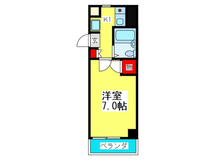 フル－レゾン都島の物件間取画像