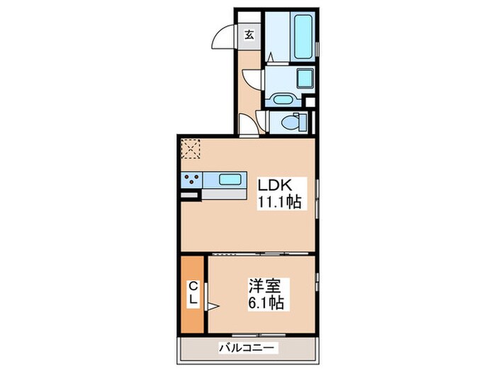 サニーヒルズ旭の物件間取画像