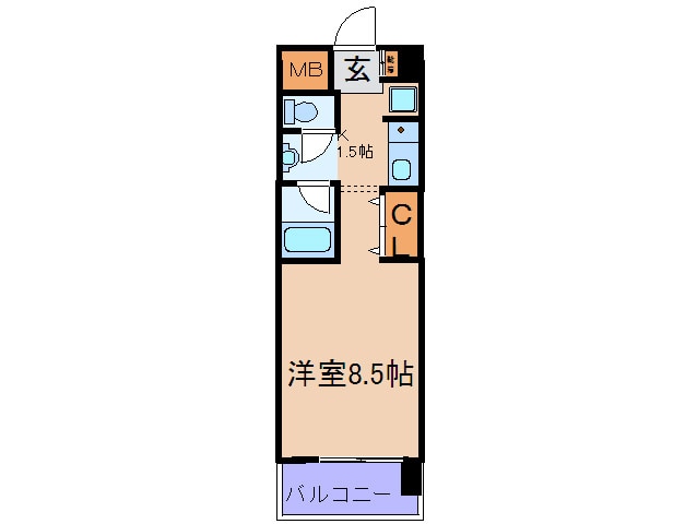 ロイヤル御幣島の物件間取画像