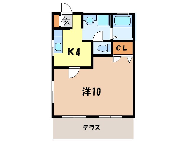 マ－サ藤が丘の物件間取画像