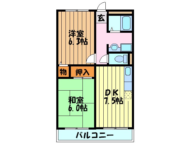 物件間取画像