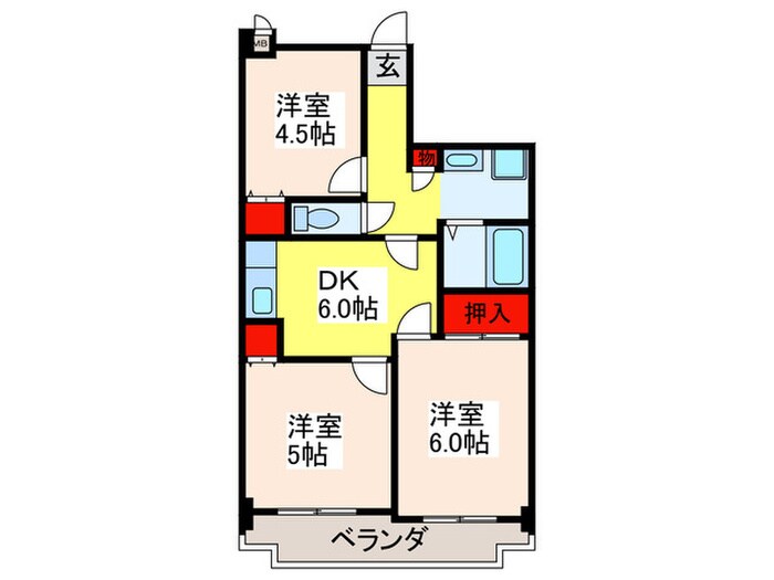 友井グレイスの物件間取画像