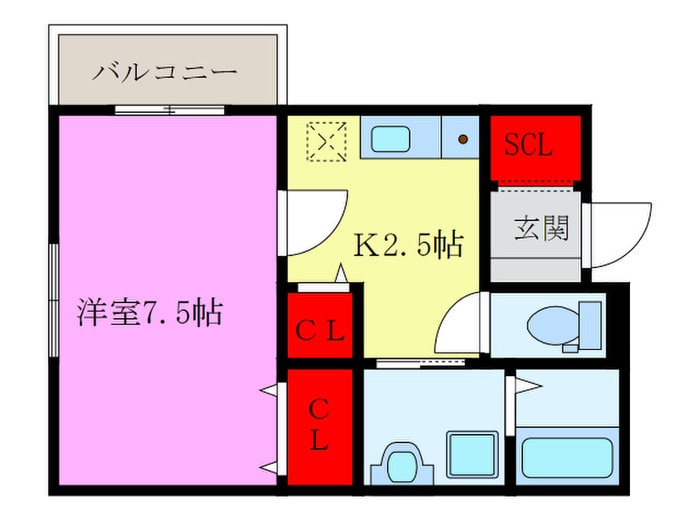 マノリアＷＥＳＴの物件間取画像