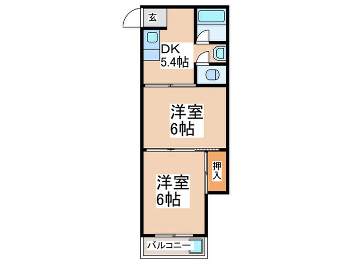 物件間取画像