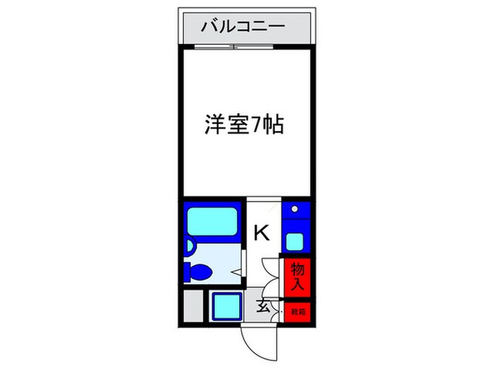 ウインディ蛍池の物件間取画像