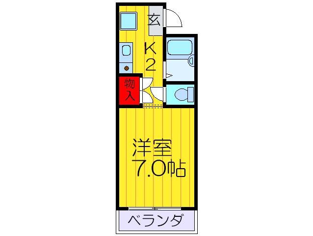 セブンヒルズの物件間取画像