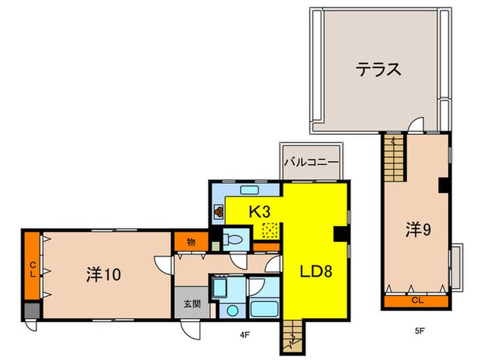 りりぱっとはうすの物件間取画像