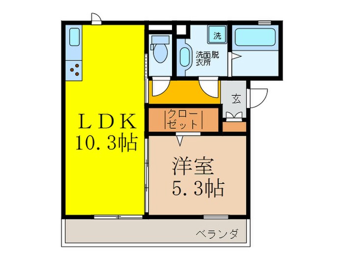 ボナール庄の物件間取画像