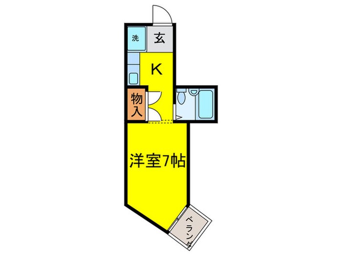 エスポワール千里山の物件間取画像