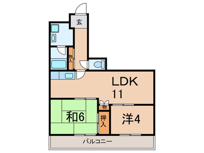 サムティ南多聞台の物件間取画像